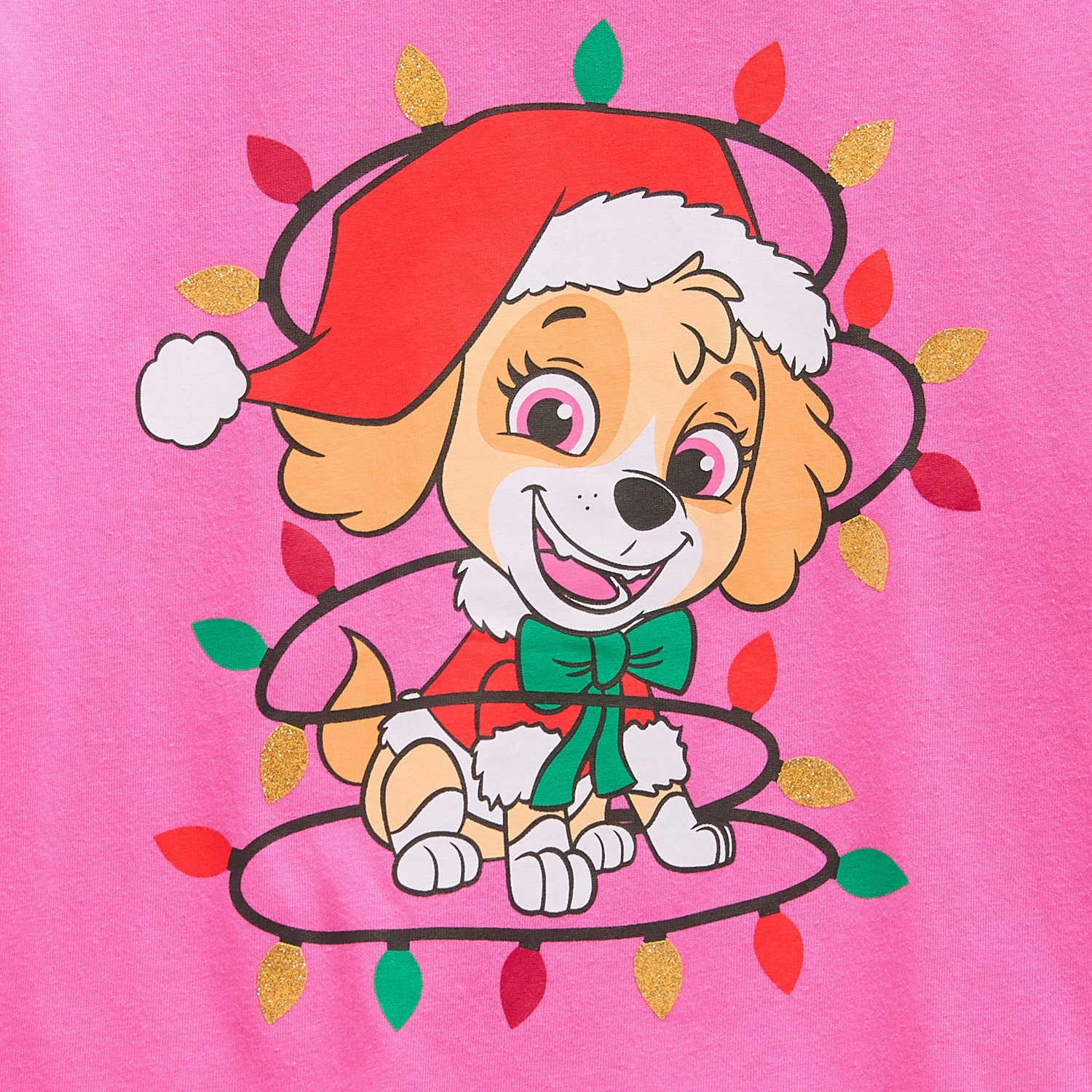 Toddler Girls Crew Neck Long Sleeve Regular Fit Paw Patrol Graphic T-Shirt