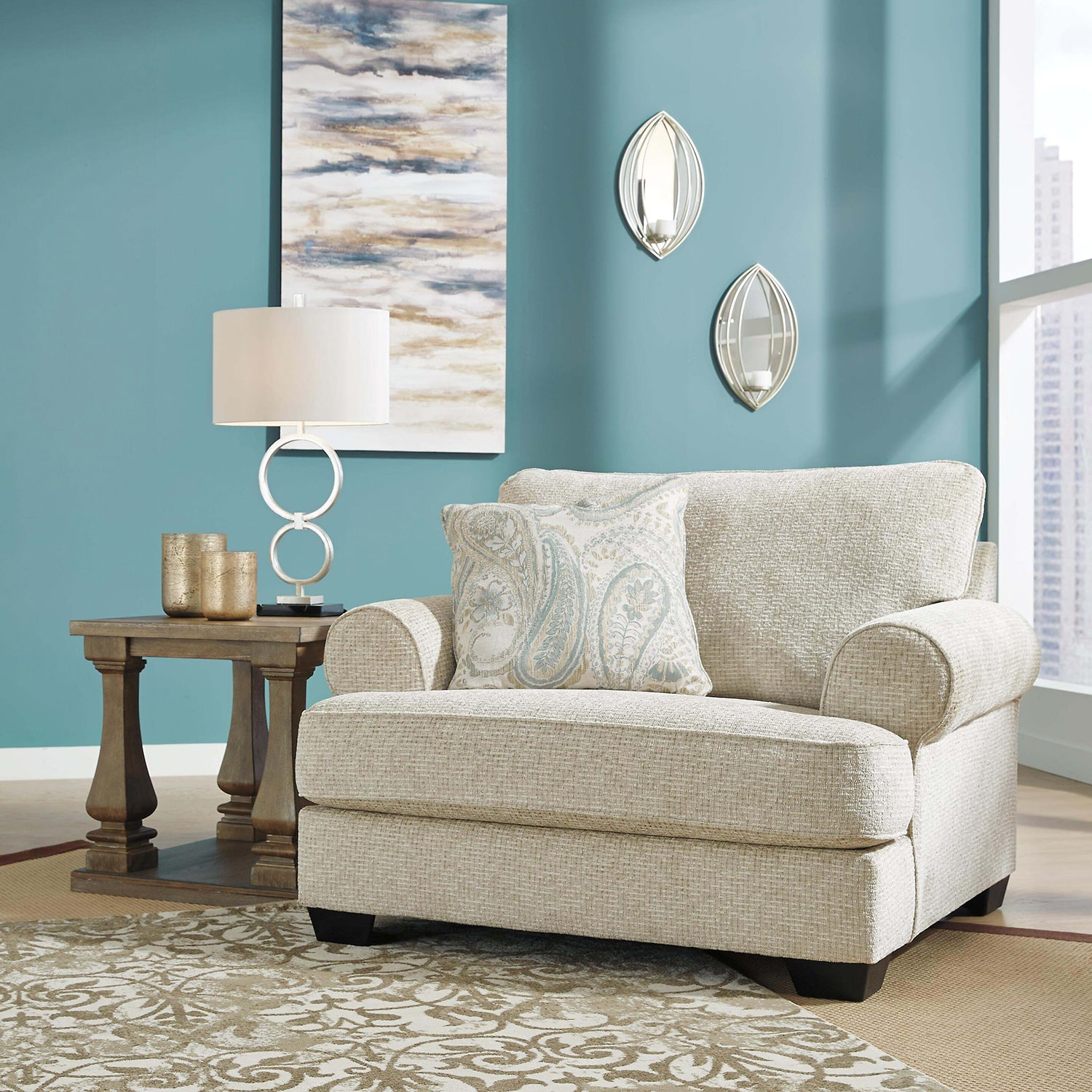 Signature Design by Ashley® Monmouth Upholstered Oversized Armchair