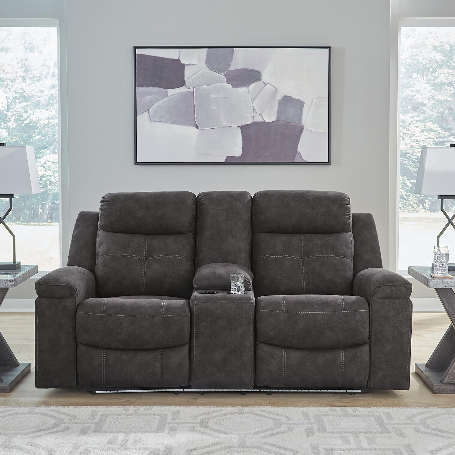 Signature Design by Ashley® Bryan Pad-Arm Loveseat