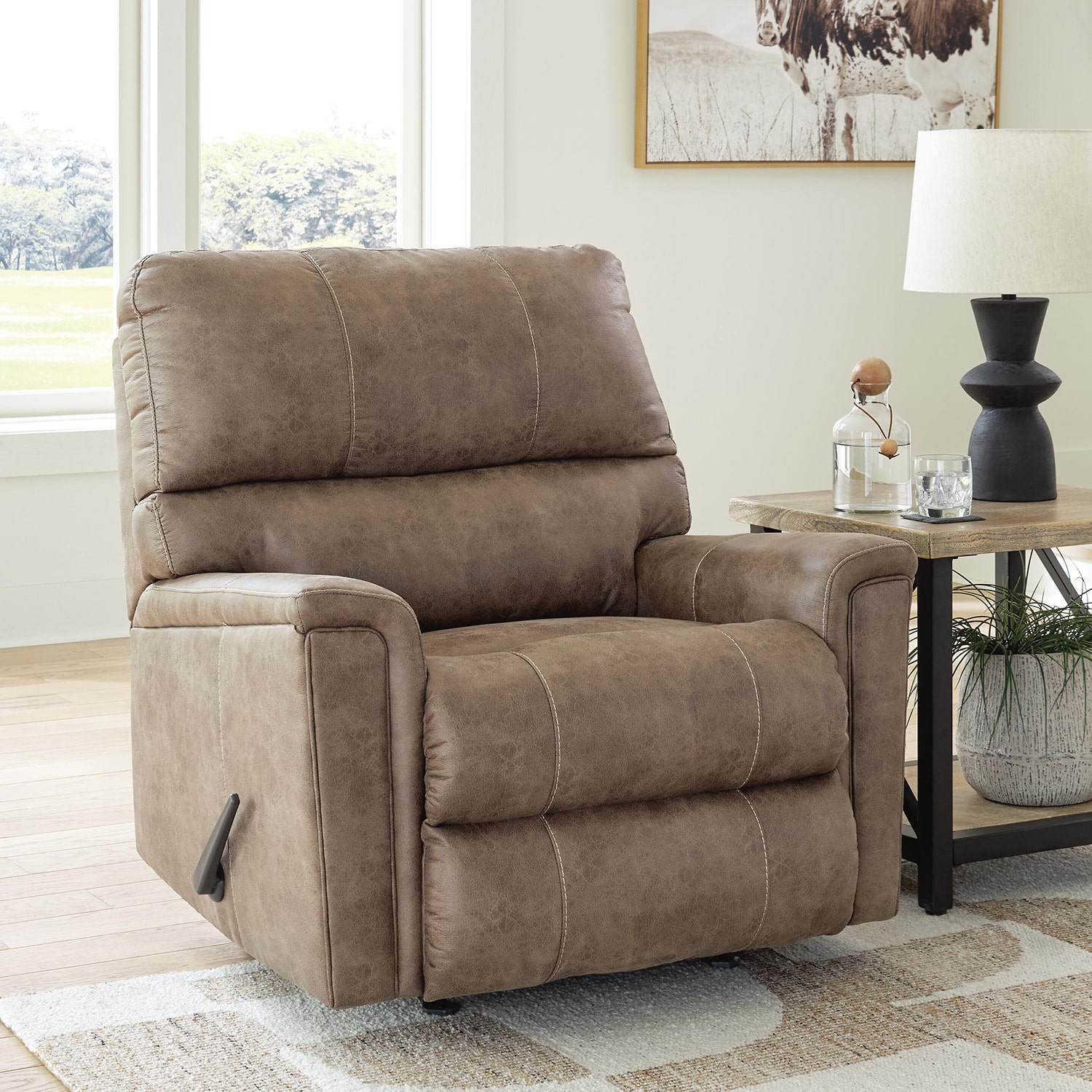 Signature Design by Ashley® Nanticoke Pad-Arm Recliner