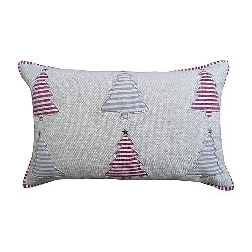 Vibhsa Holiday Cheer Rectangular Throw Pillow In Green