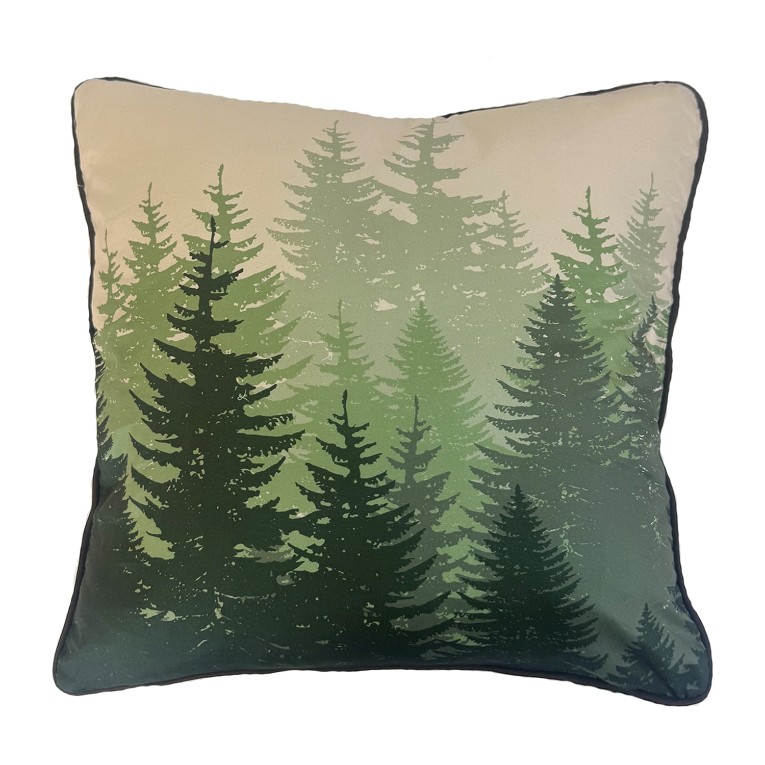 Your Lifestyle By Donna Sharp Green Forest Square Throw Pillow
