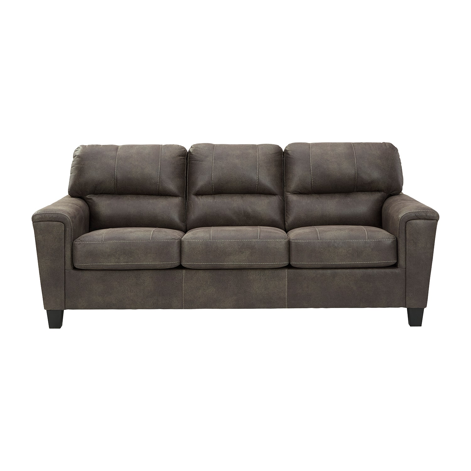 Signature Design by Ashley® Nanticoke Pad-Arm Sofa, Color: Smoke - JCPenney