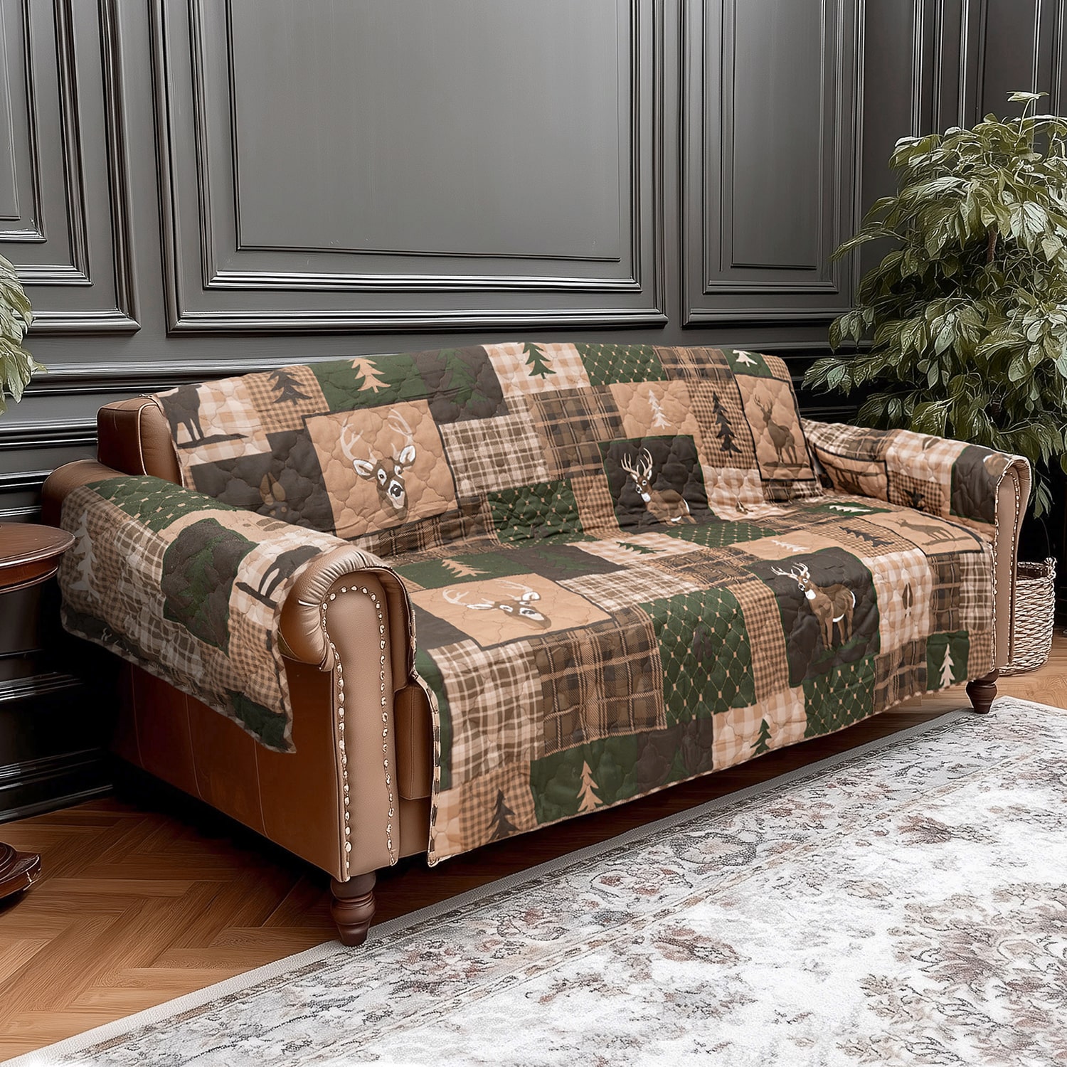 Your Lifestyle By Donna Sharp Green Forest Sofa Protector