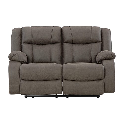 Signature Design by Ashley Fairbluff Pad-Arm Upholstered Loveseat, One Size, Gray