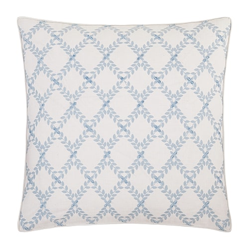 Rose Tree Dominca Rectangular Throw Pillow In Blue
