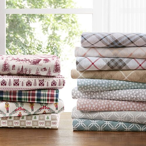 True North By Sleep Philosophy Flannel Sheet Set, One Size, White
