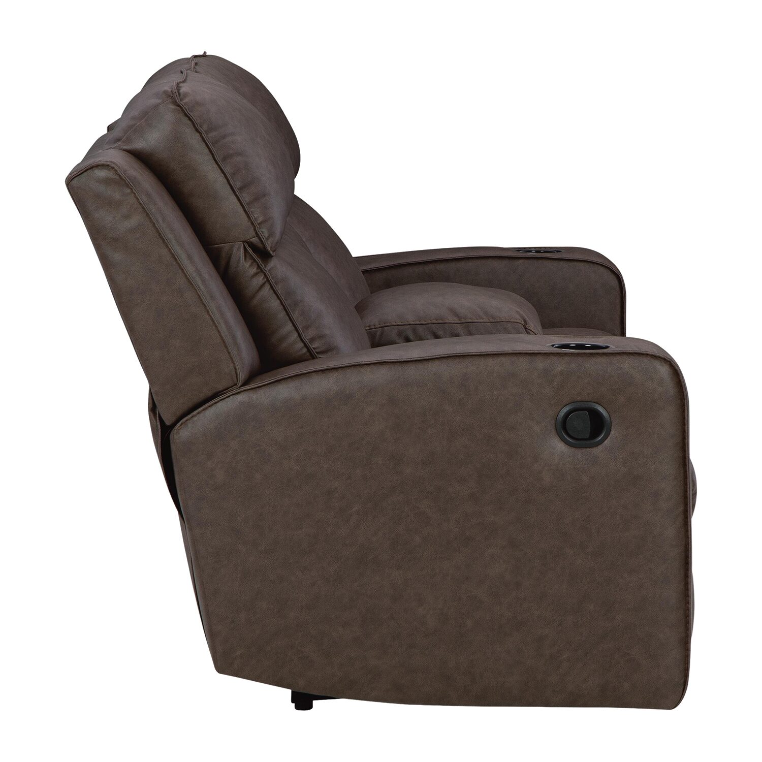 Signature Design by Ashley® Lawndale Track-Arm Upholstered Reclining Loveseat