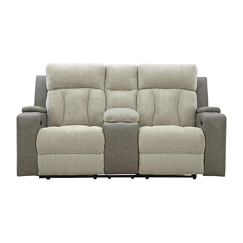 Signature Design by Ashley Pointpleasant Pad-Arm Upholstered Loveseat, One Size, Beige