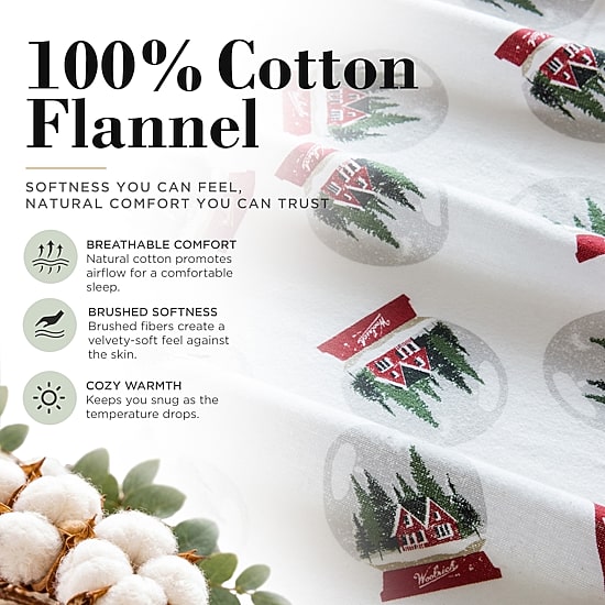 Woolrich Flannel Cotton Sheet Set