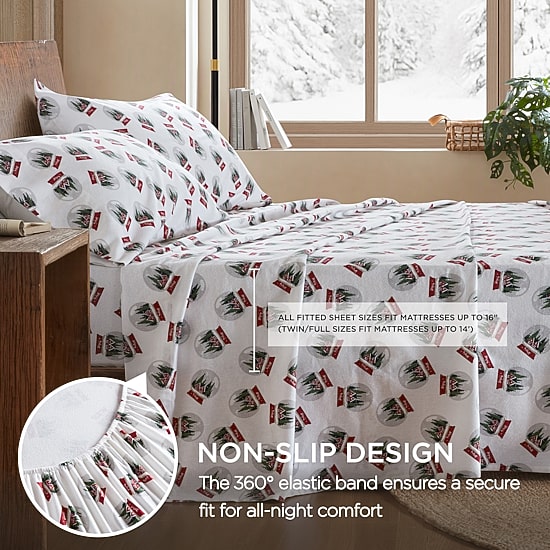 Woolrich Flannel Cotton Sheet Set