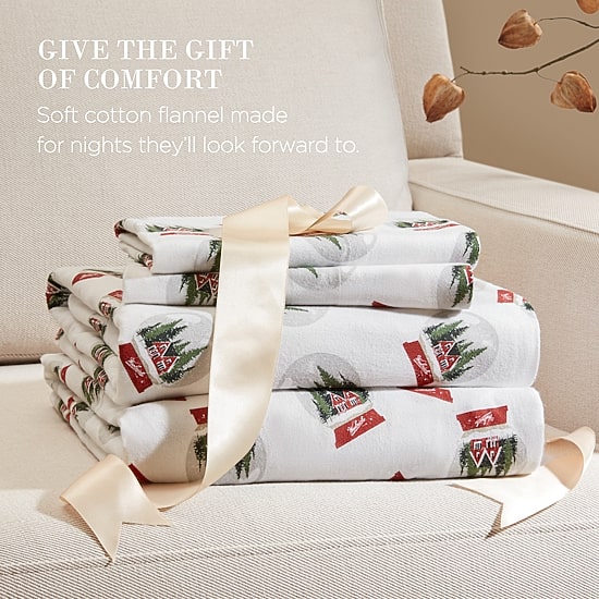 Woolrich Flannel Cotton Sheet Set