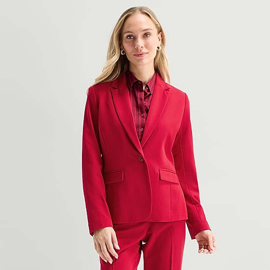 Liz Claiborne Kate Womens Tall Regular Fit Blazer
