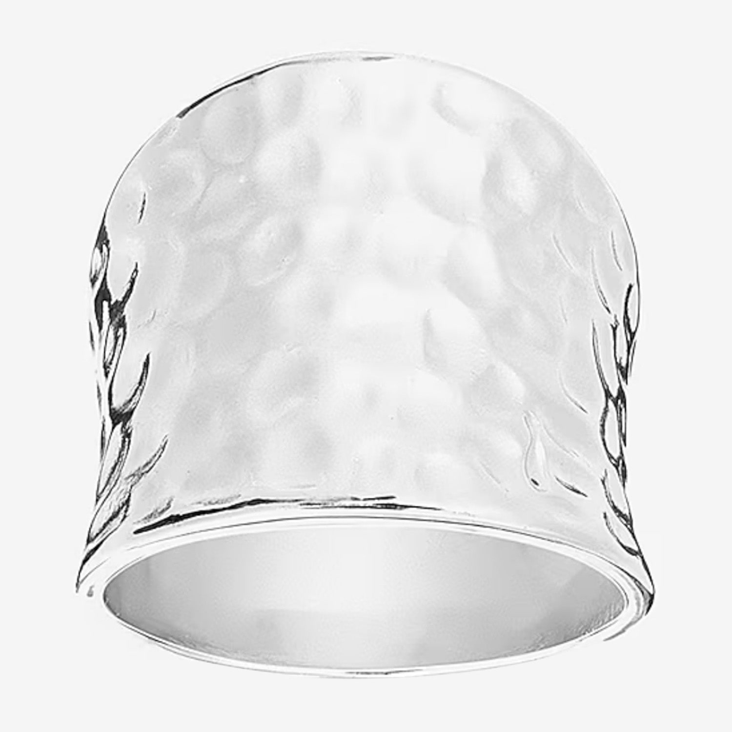 Womens 6.8mm Sterling Silver Band