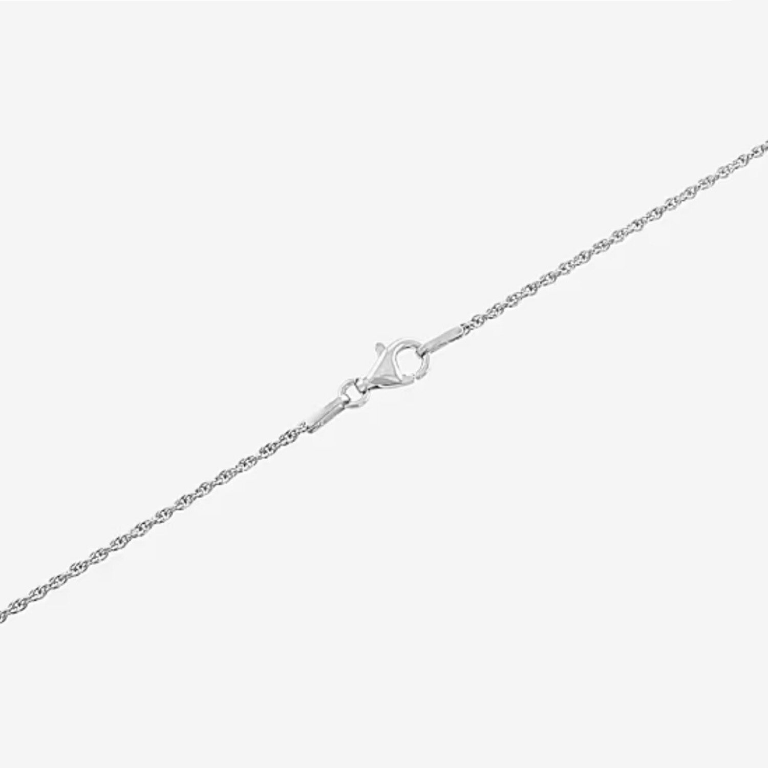 Bali Inspired Womens Enhanced Sterling Silver Cross 18 Inch Pendant Necklace