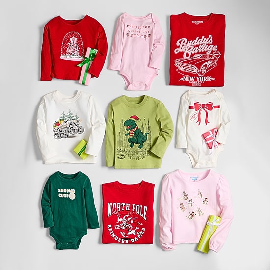 Okie Dokie Toddler & Little Boys Round Neck Long Sleeve Classic Fit Graphic T-Shirt