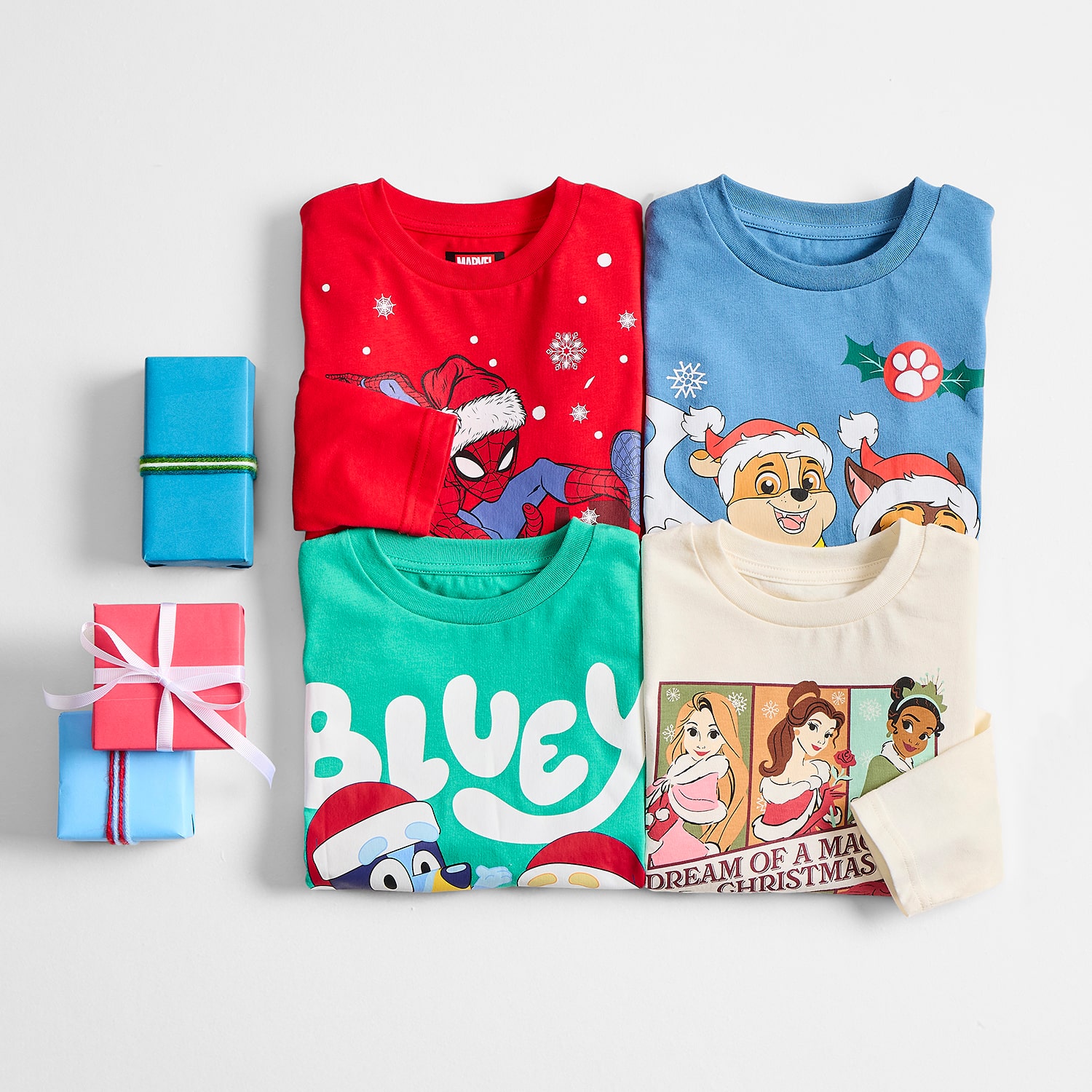 Toddler Girls Crew Neck Long Sleeve Regular Fit Bluey Graphic T-Shirt