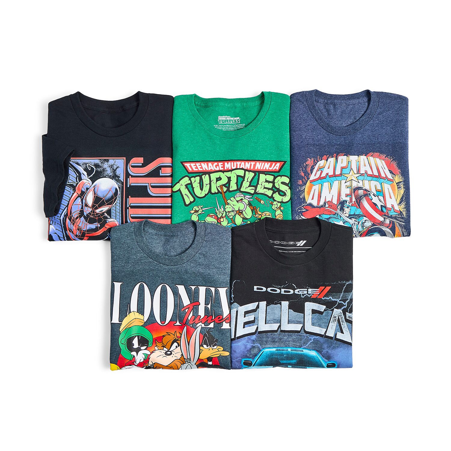 Mens Short Sleeve Teenage Mutant Ninja Turtles Graphic T-Shirt