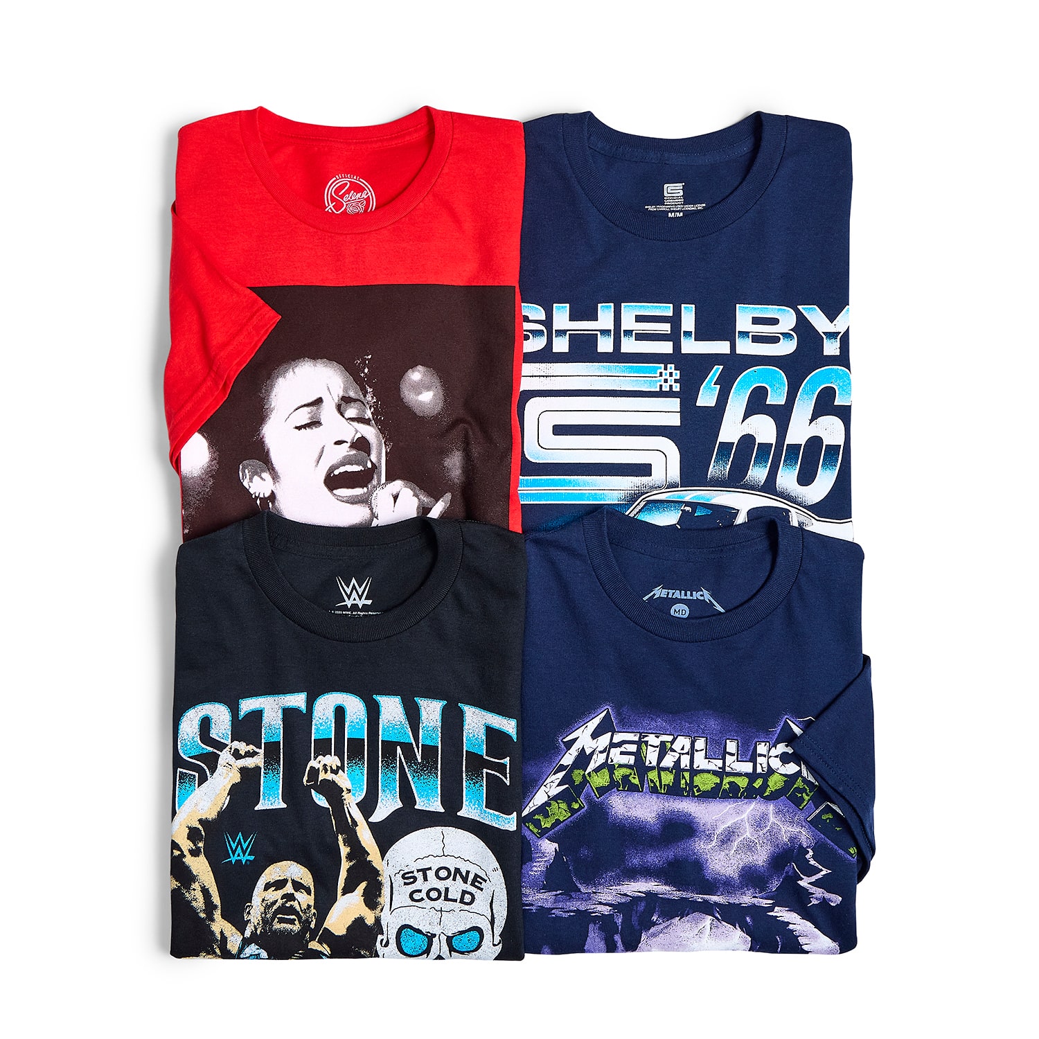 Mens Short Sleeve Stone Cold Graphic T-Shirt