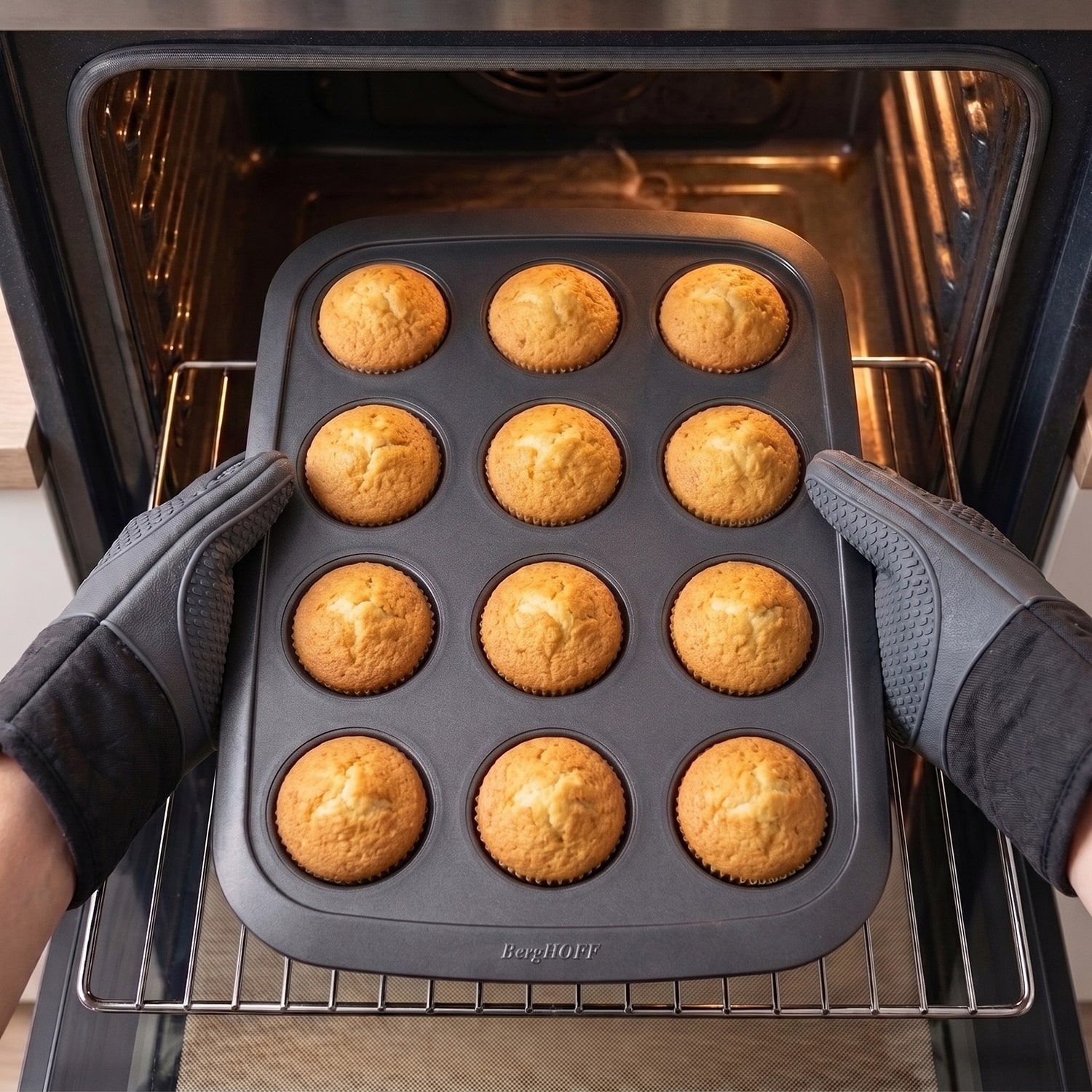 BergHOFF Gem 12-Cup Non-Stick Cupcake Pan