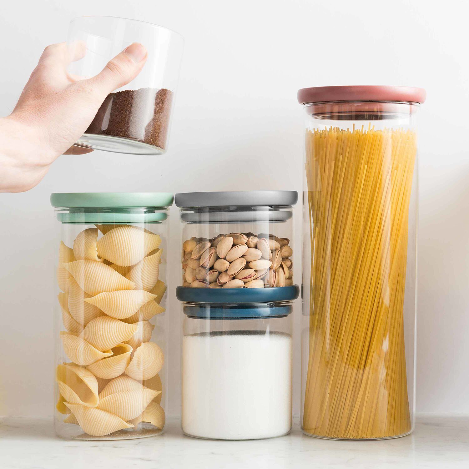 BergHOFF Leo Glass Pasta Food Container