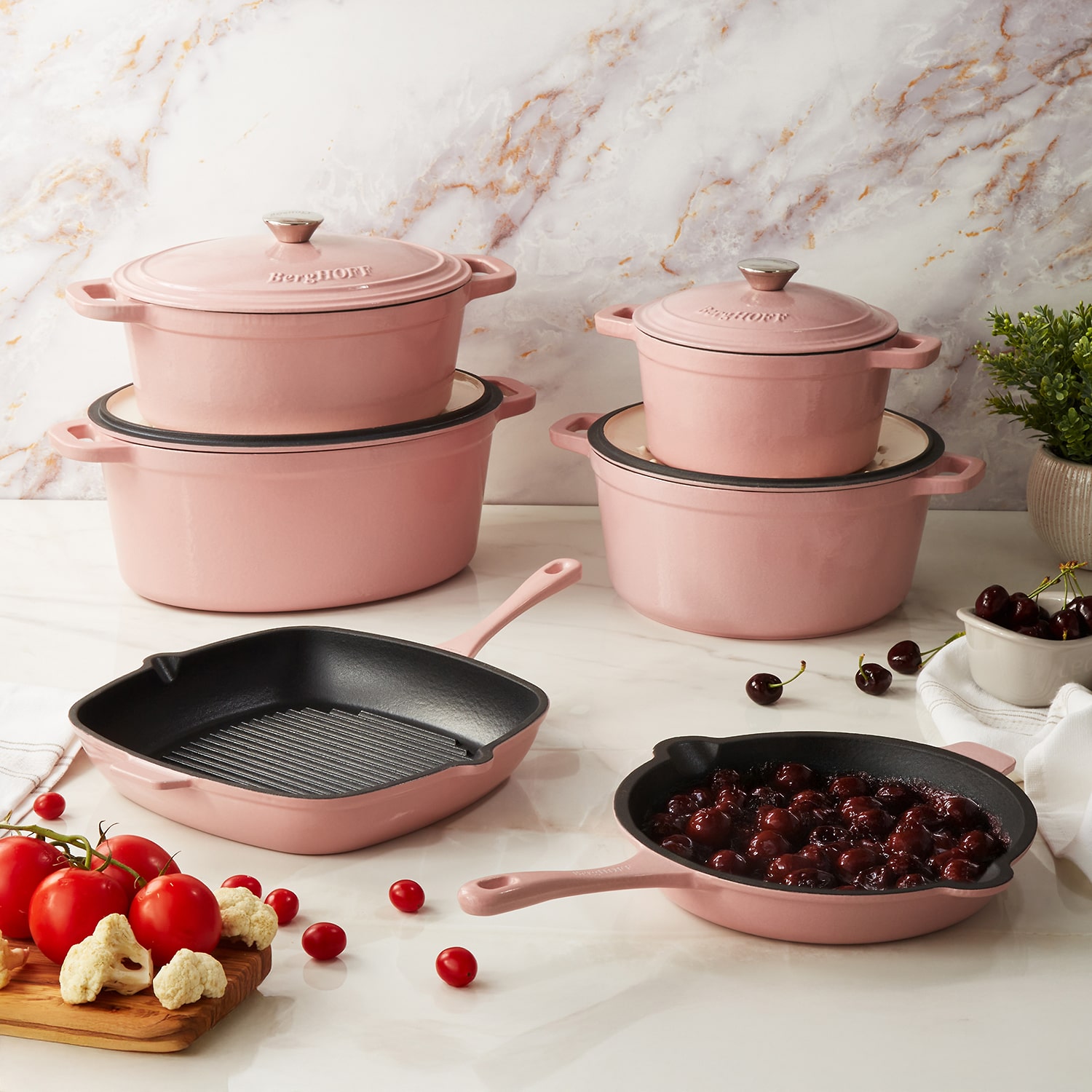 BergHOFF Neo Cast Iron 5-qt. Dutch Oven
