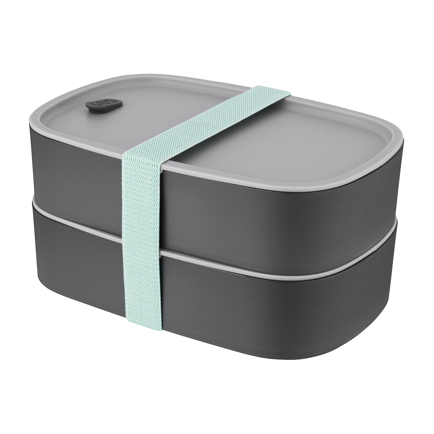 BergHOFF Leo Dual Bento Box Set With Strap 3-pc. Food Container