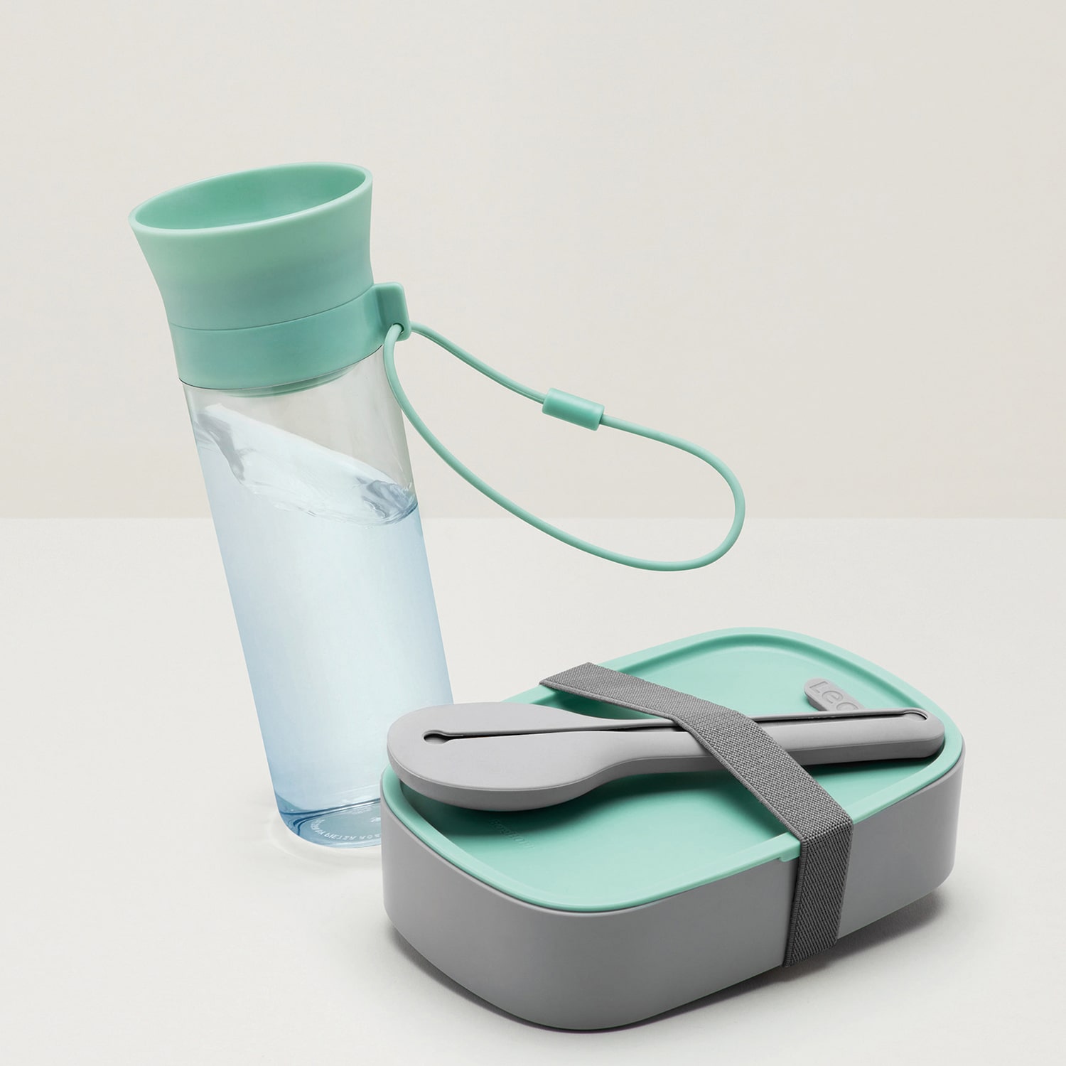 BergHOFF Leo Water Bottle Flatware & Bento Box Lunch 7-pc. Food Container