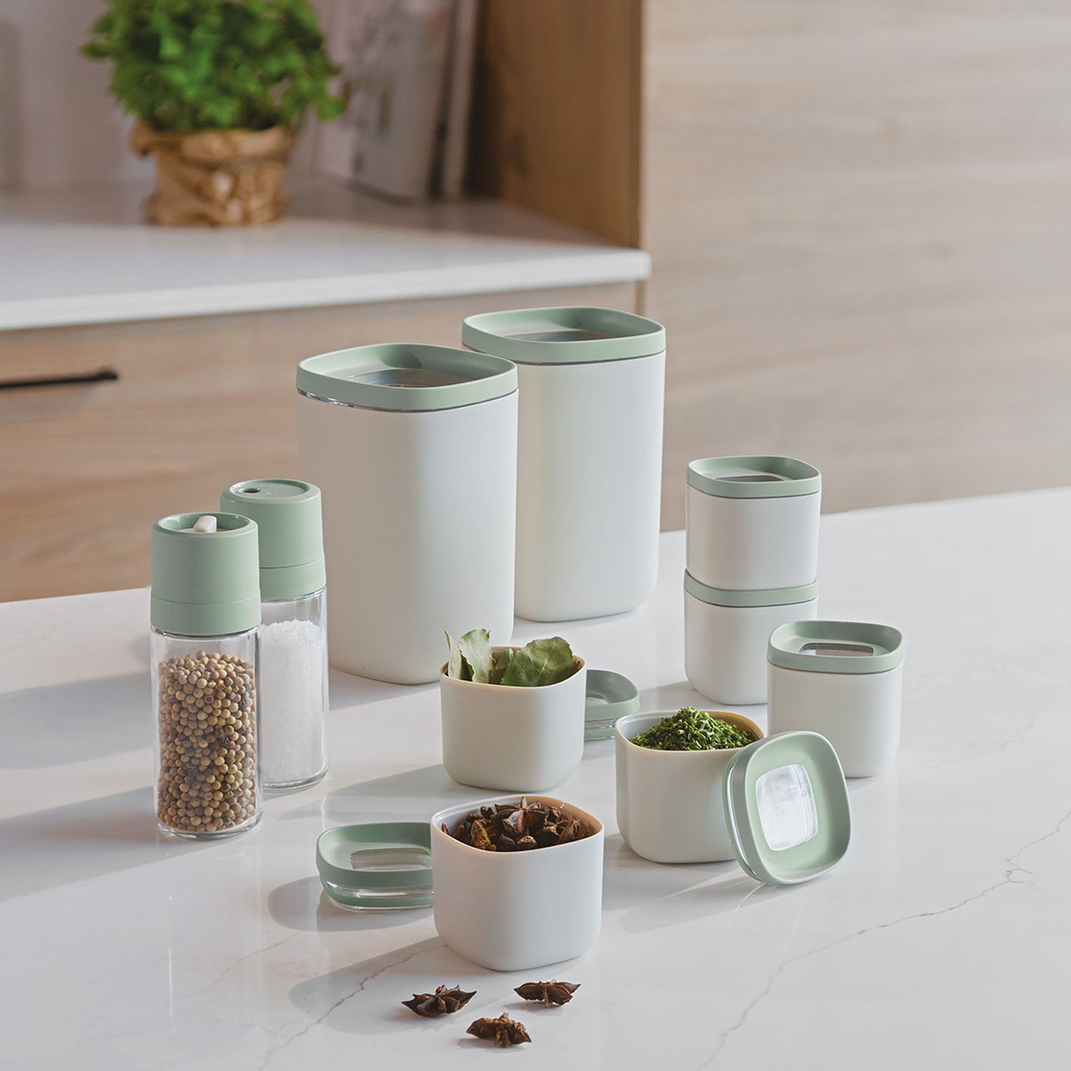 BergHOFF Balance Covered Recycled Material 6-pc. Food Container
