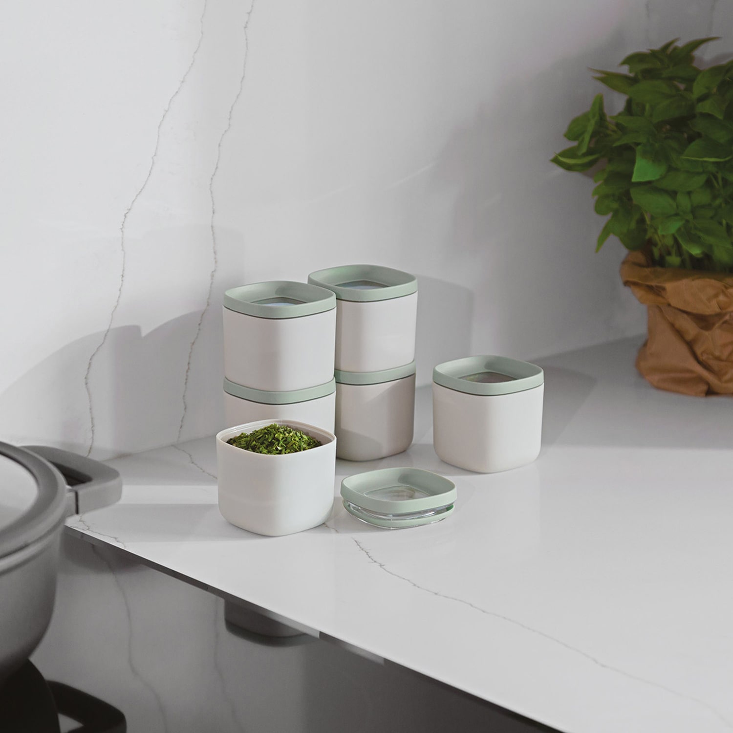 BergHOFF Balance Covered Recycled Material 6-pc. Food Container
