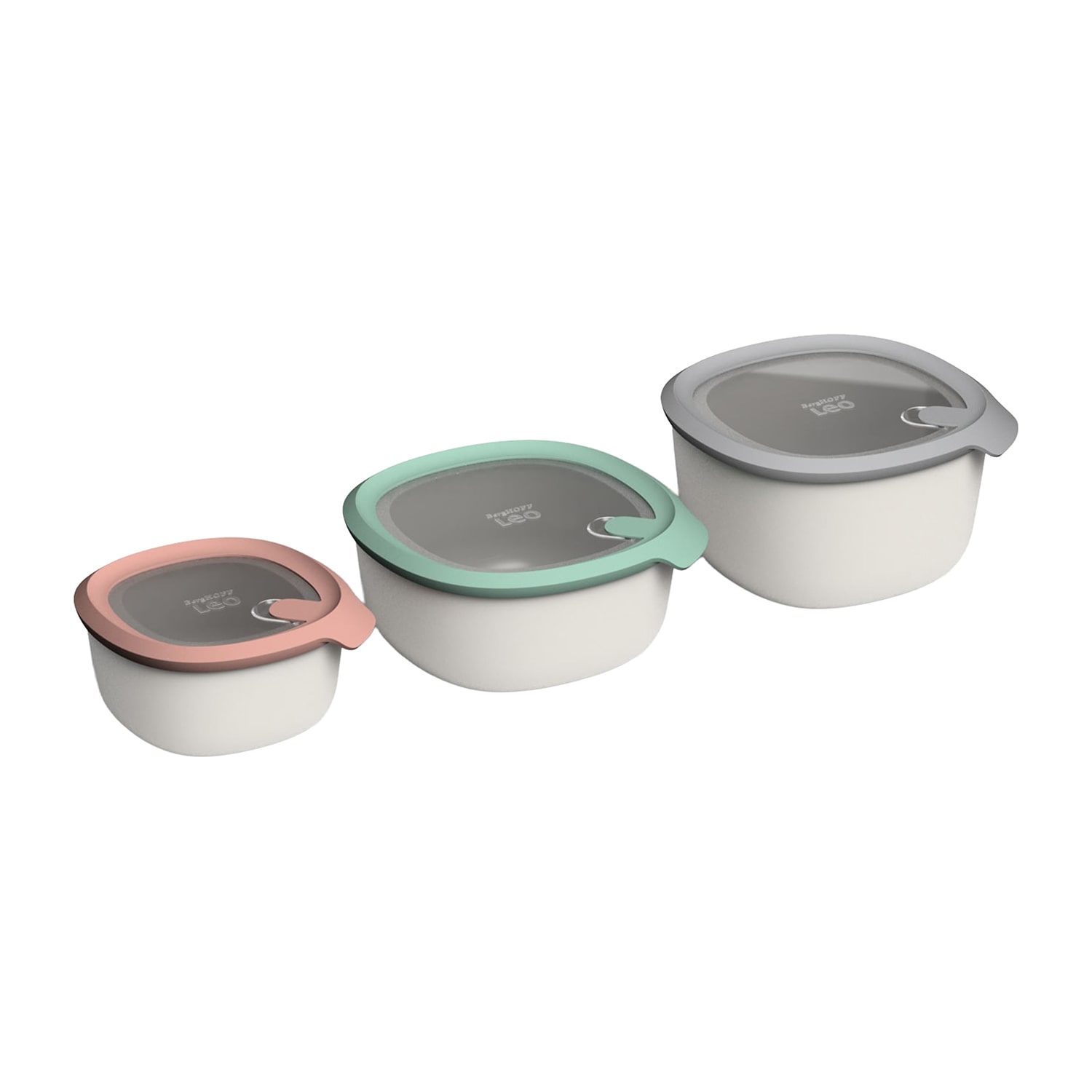 BergHOFF Leo To Go Food Storage Container 3-pc. Stackable Food Container