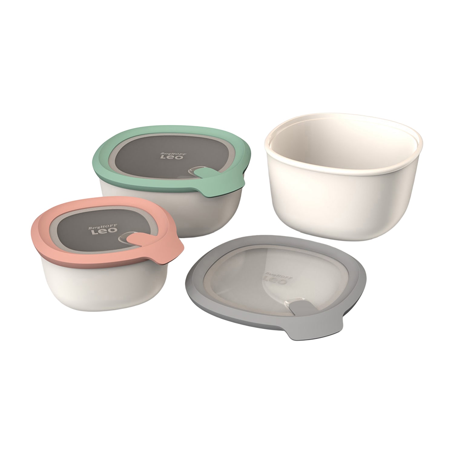 BergHOFF Leo To Go Food Storage Container 3-pc. Stackable Food Container