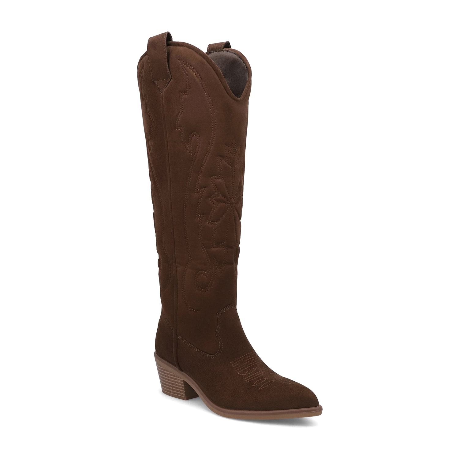 Mia Girl Womens Stacked Heel Cowboy Boots
