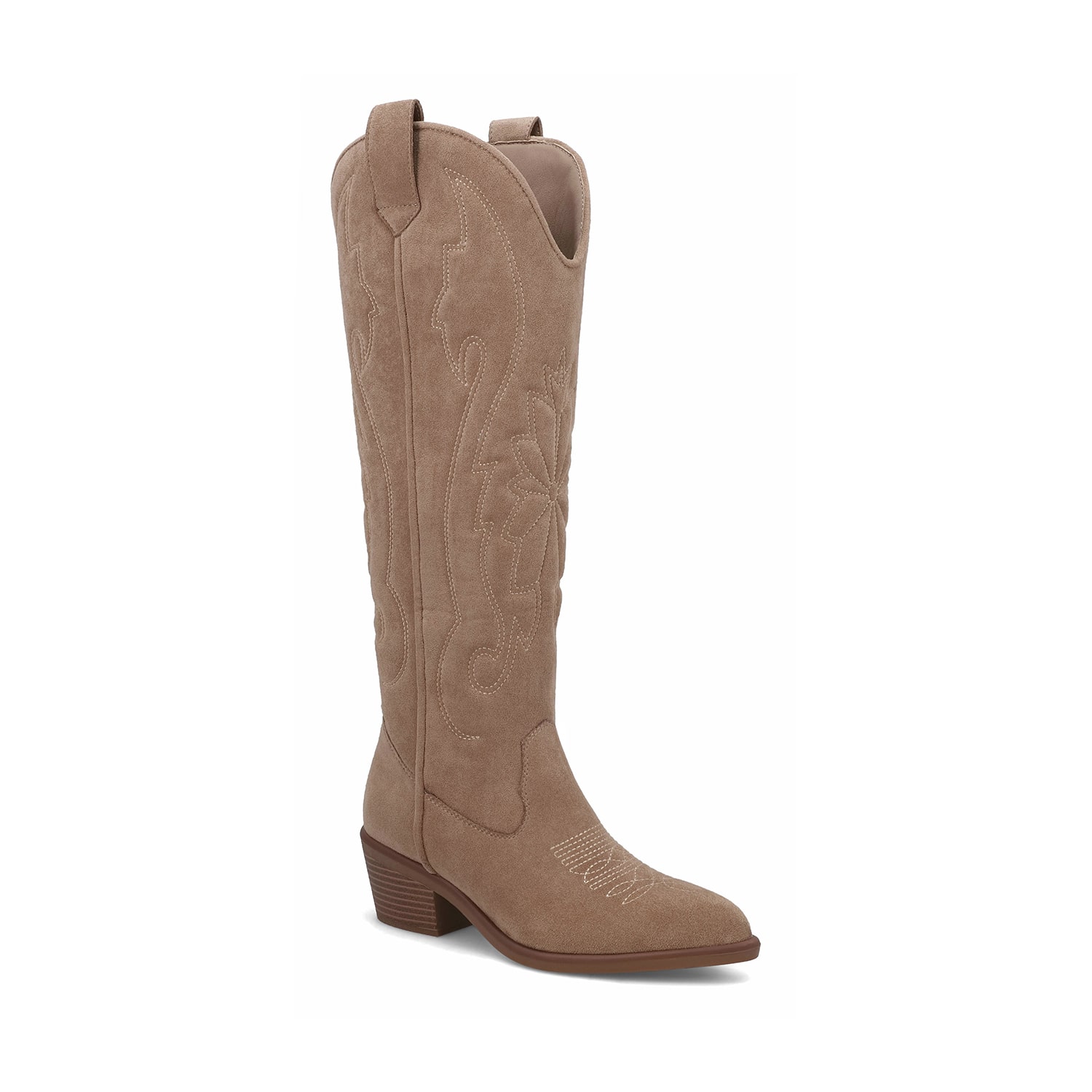 Mia Girl Womens Stacked Heel Cowboy Boots