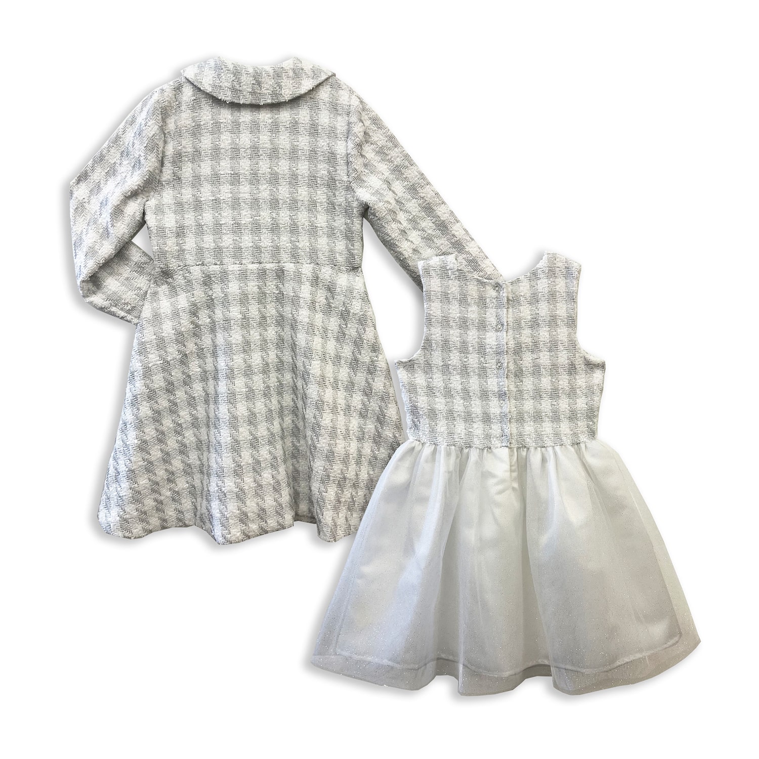 Blueberi Boulevard Little & Big Kid Girls Embellished Fitted 2-pc. Dress Set