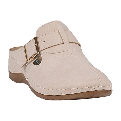 GC Shoes Pippen Womens Round Closed Toe Clogs, 8 Medium, White
