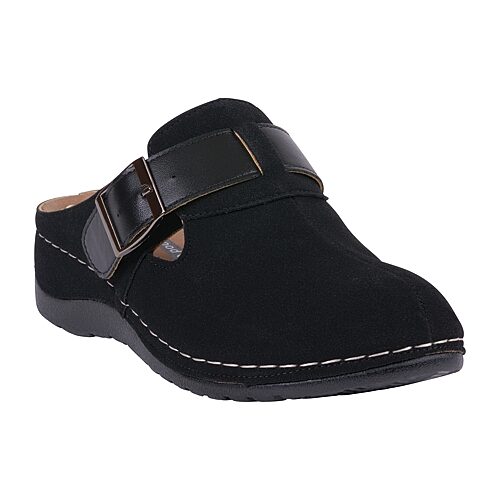 GC Shoes Pippen Womens Round Closed Toe Clogs, 8 Medium, Black