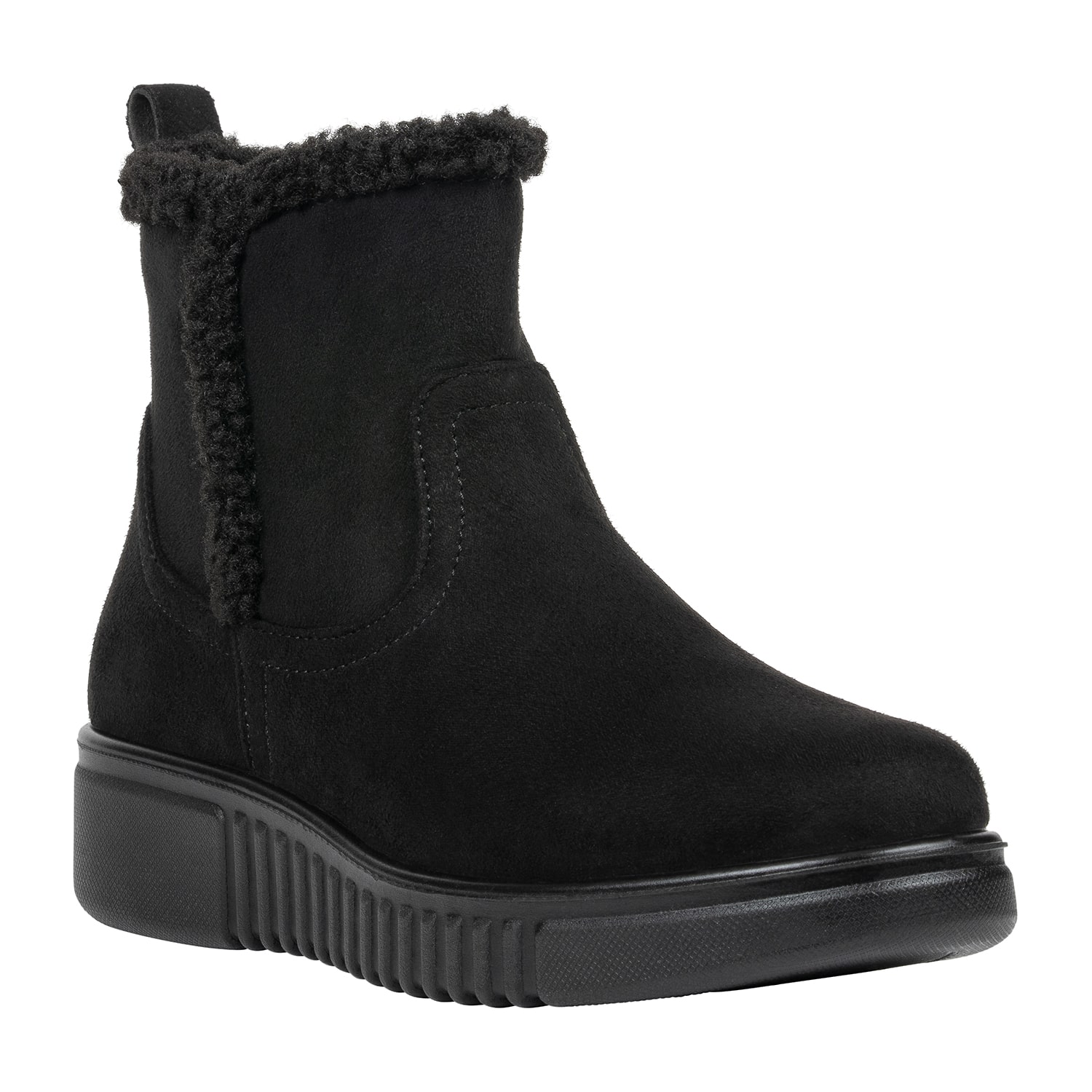 GC Shoes Womens Teegan Block Heel Booties