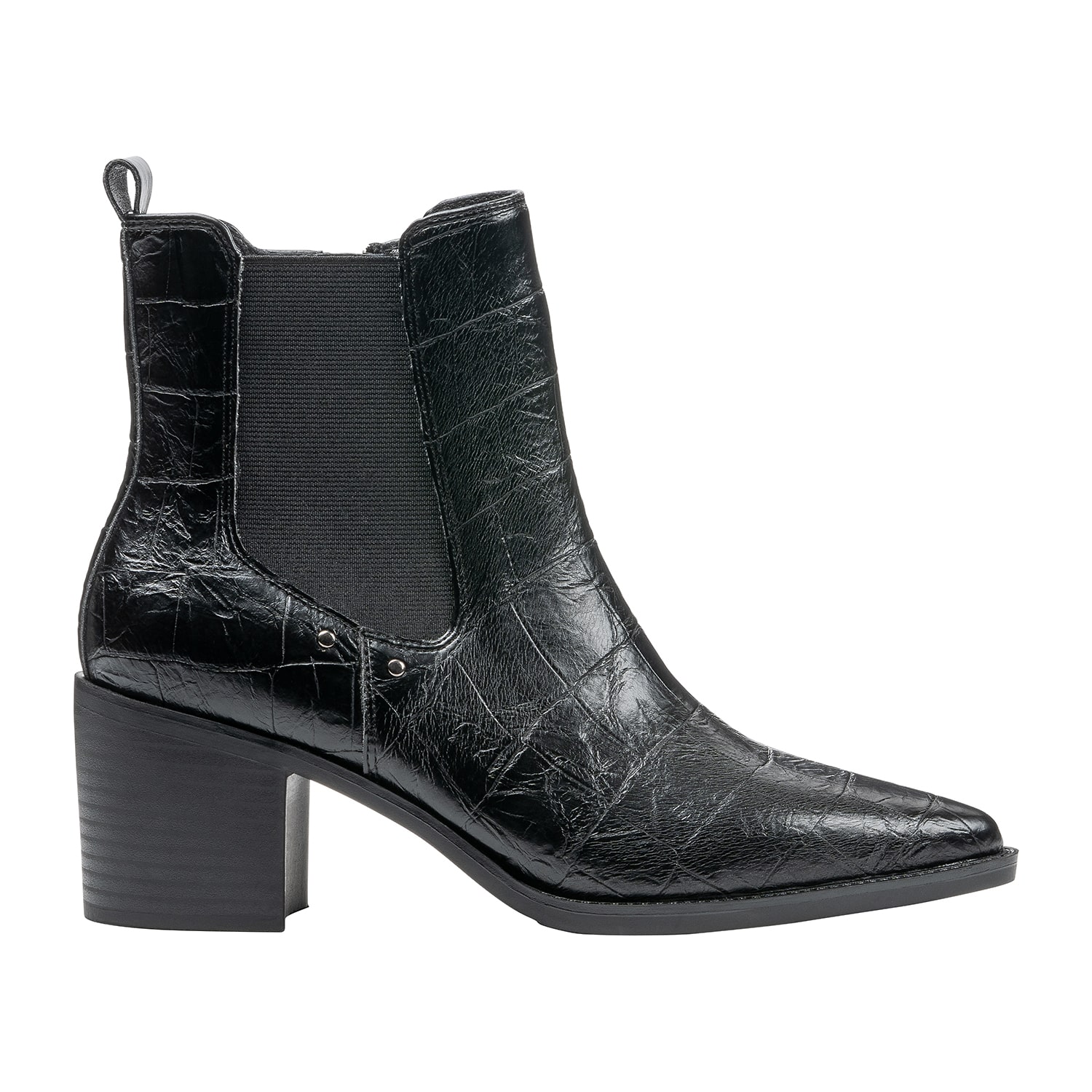 GC Shoes Womens Kodiak Block Heel Chelsea Boots