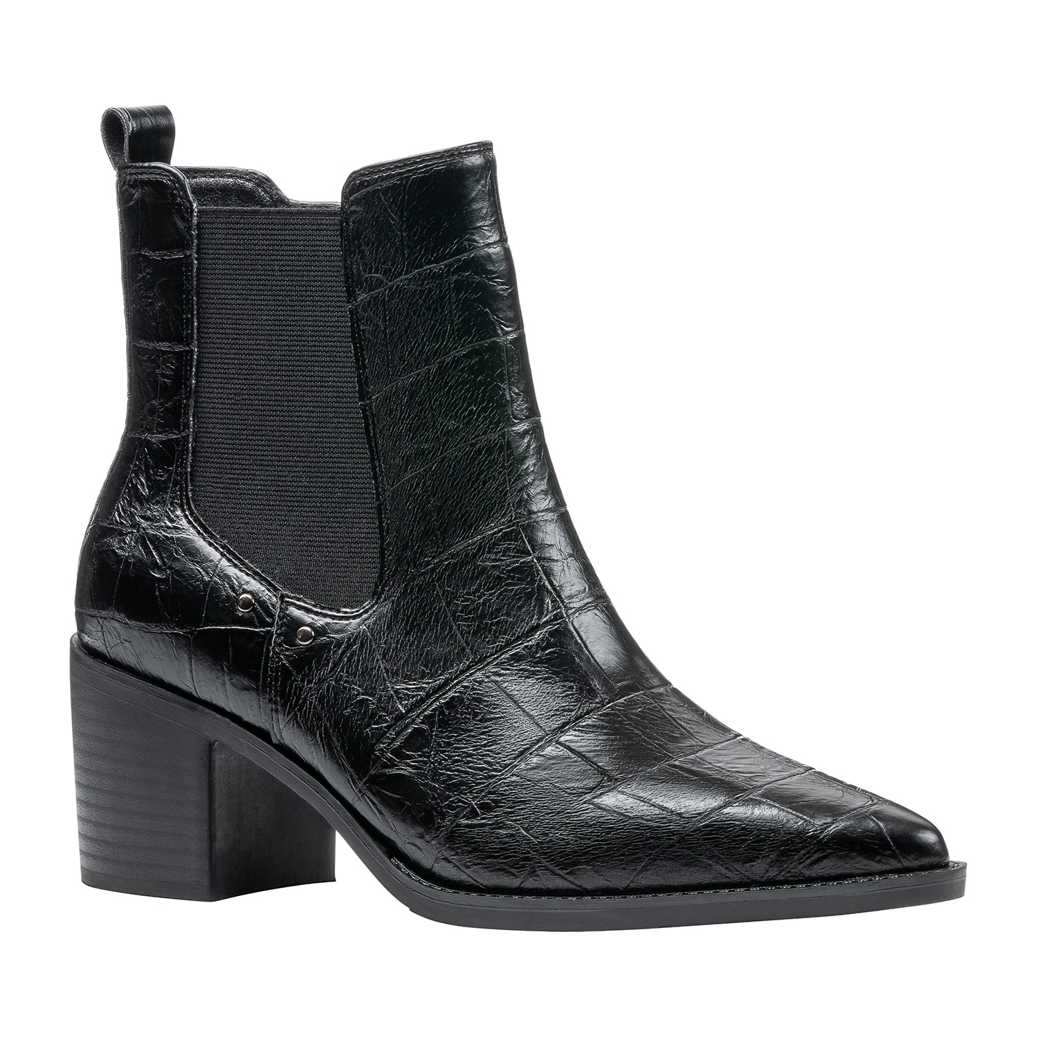 GC Shoes Womens Kodiak Block Heel Chelsea Boots