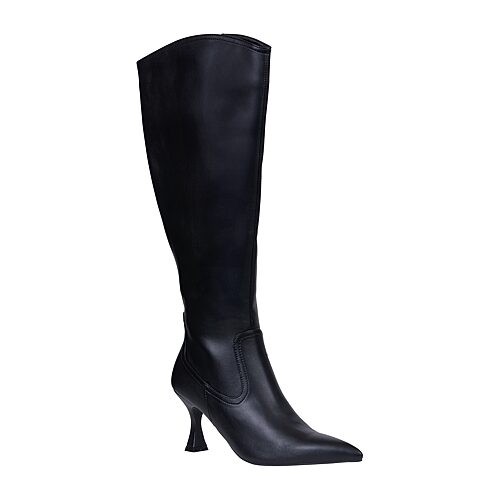GC Shoes Womens Vanessa Block Heel Dress Boots, 10 Medium, Black