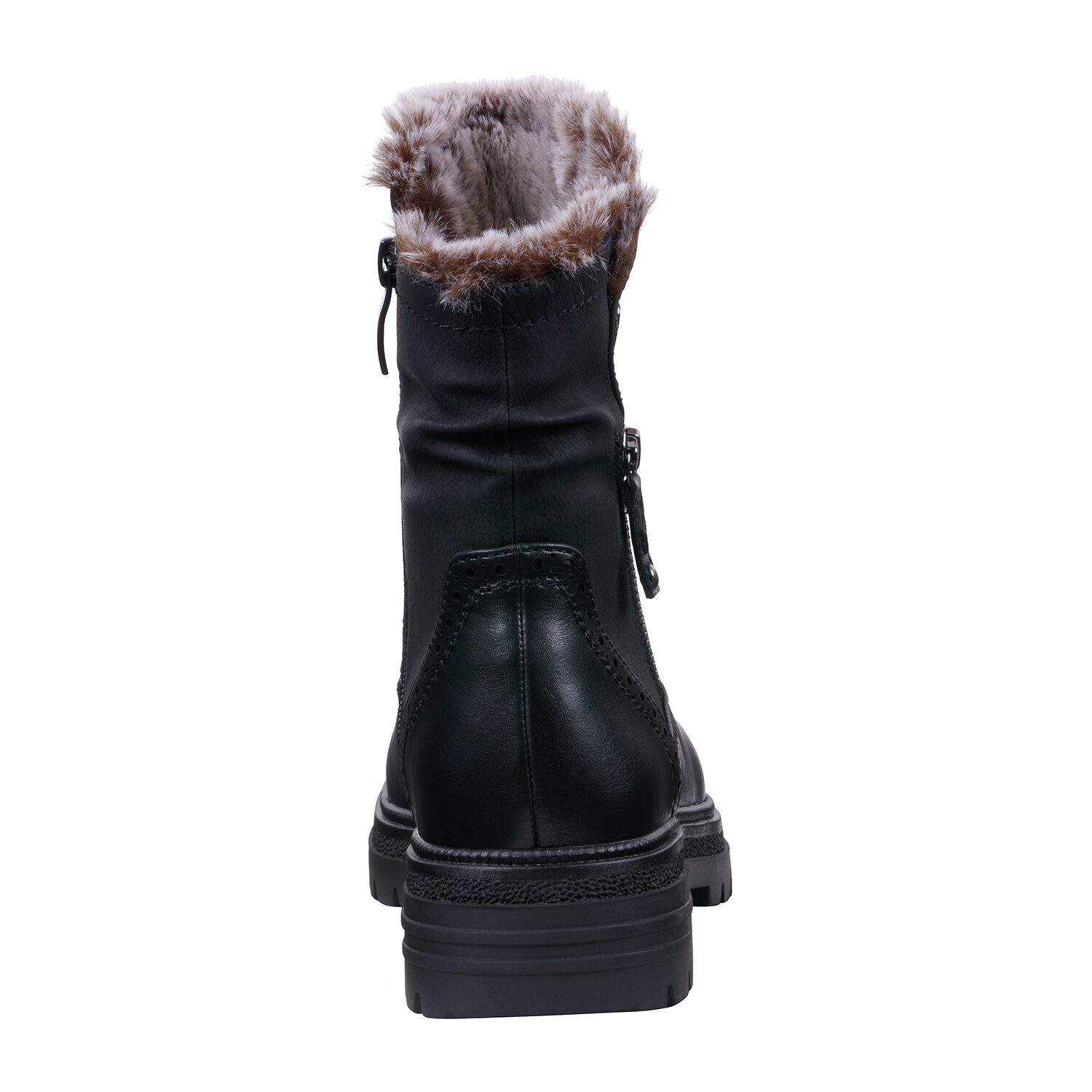 GC Shoes Womens Martin Block Heel Booties