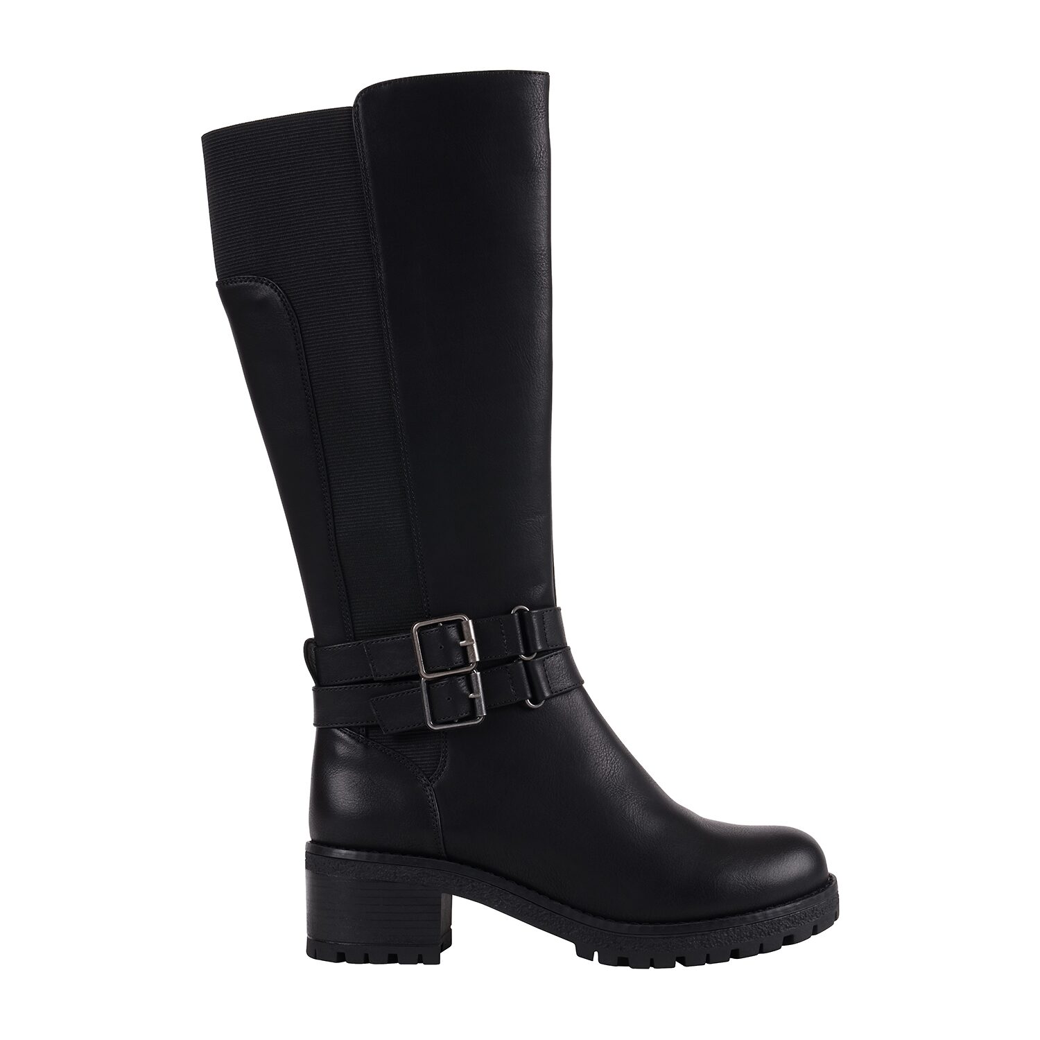 GC Shoes Womens Jonah Block Heel Riding Boots