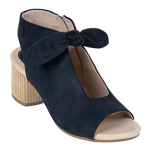 GC Shoes Womens Kimora Heeled Sandals, 10 Medium, Blue