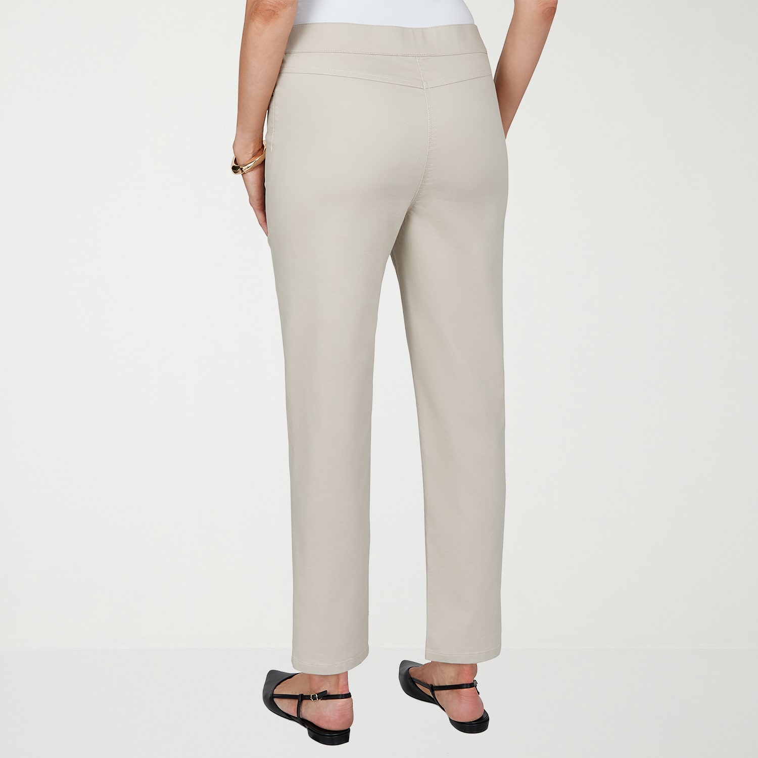 Alfred Dunner Sunset Ridge Womens Straight Pull-On Pant