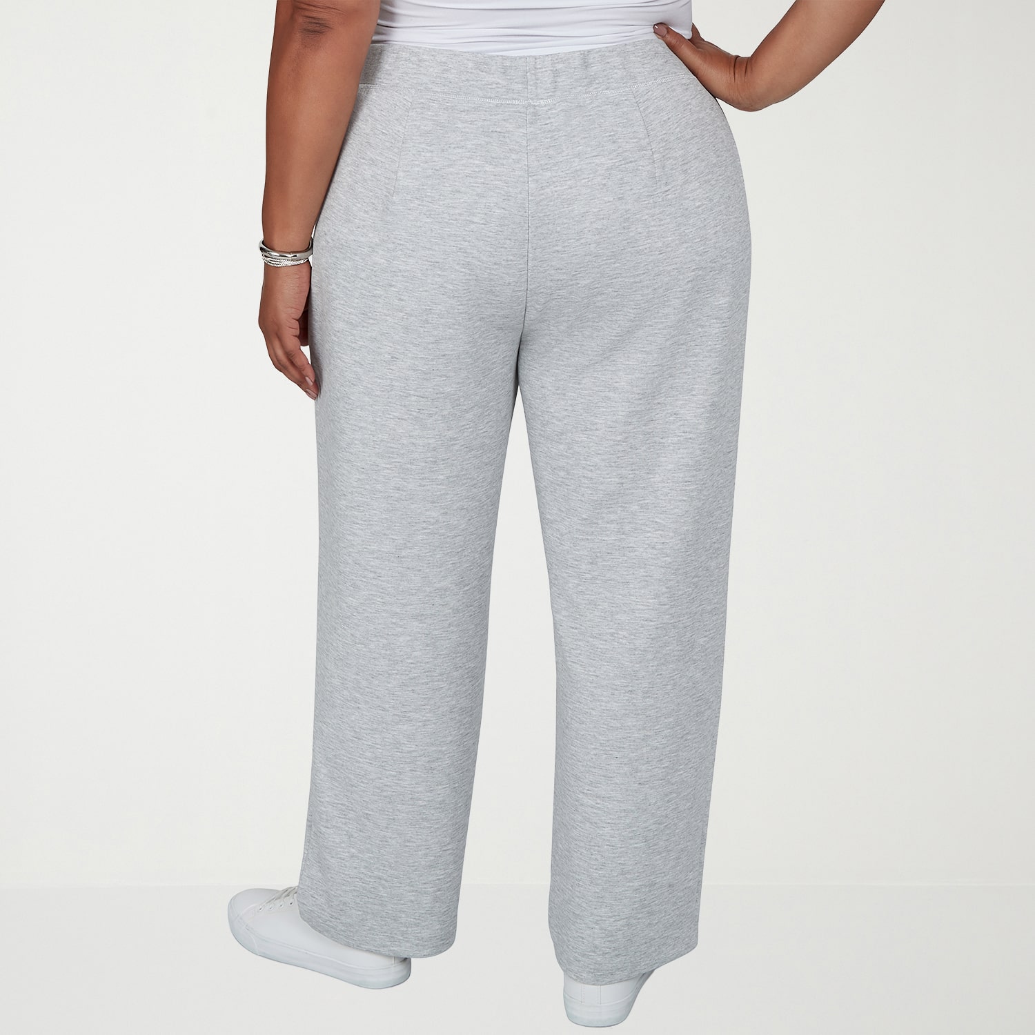 Alfred Dunner Weekend Warrior Womens Plus Straight Pull-On Pant