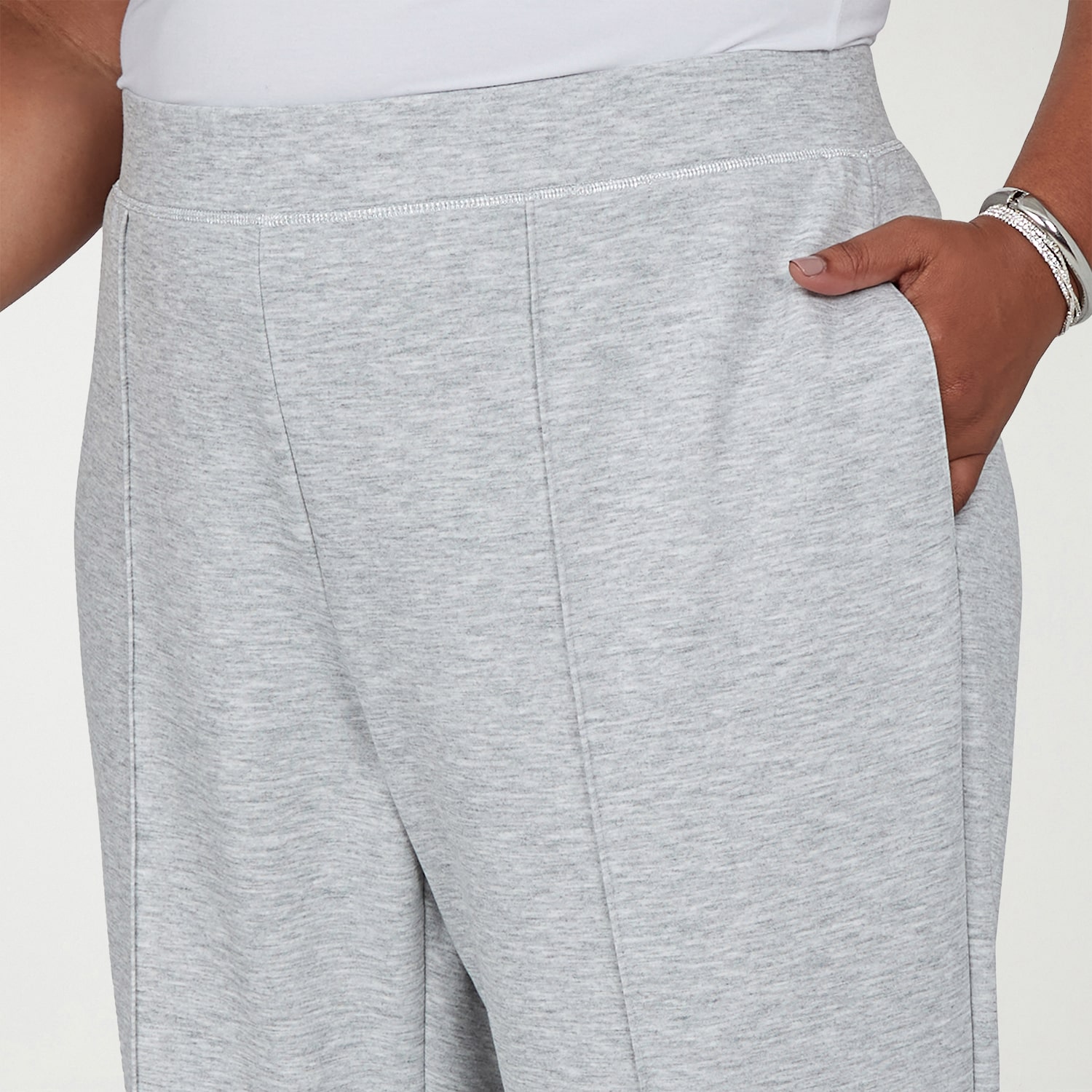 Alfred Dunner Weekend Warrior Womens Plus Straight Pull-On Pant