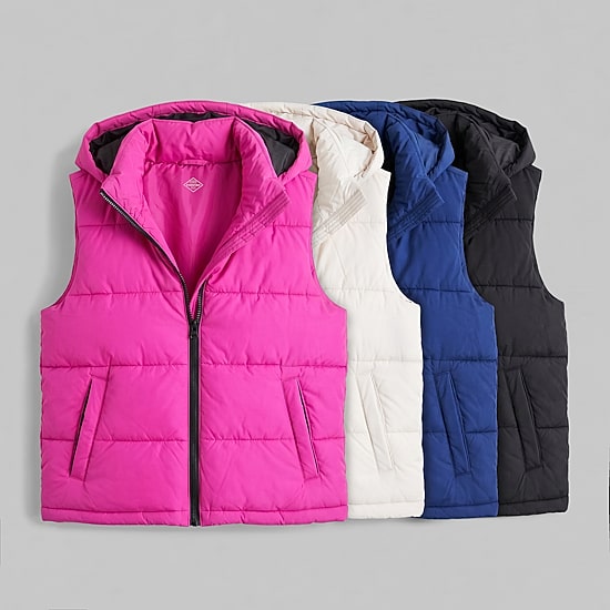 St. John's Bay Womens Midweight Puffer Vest