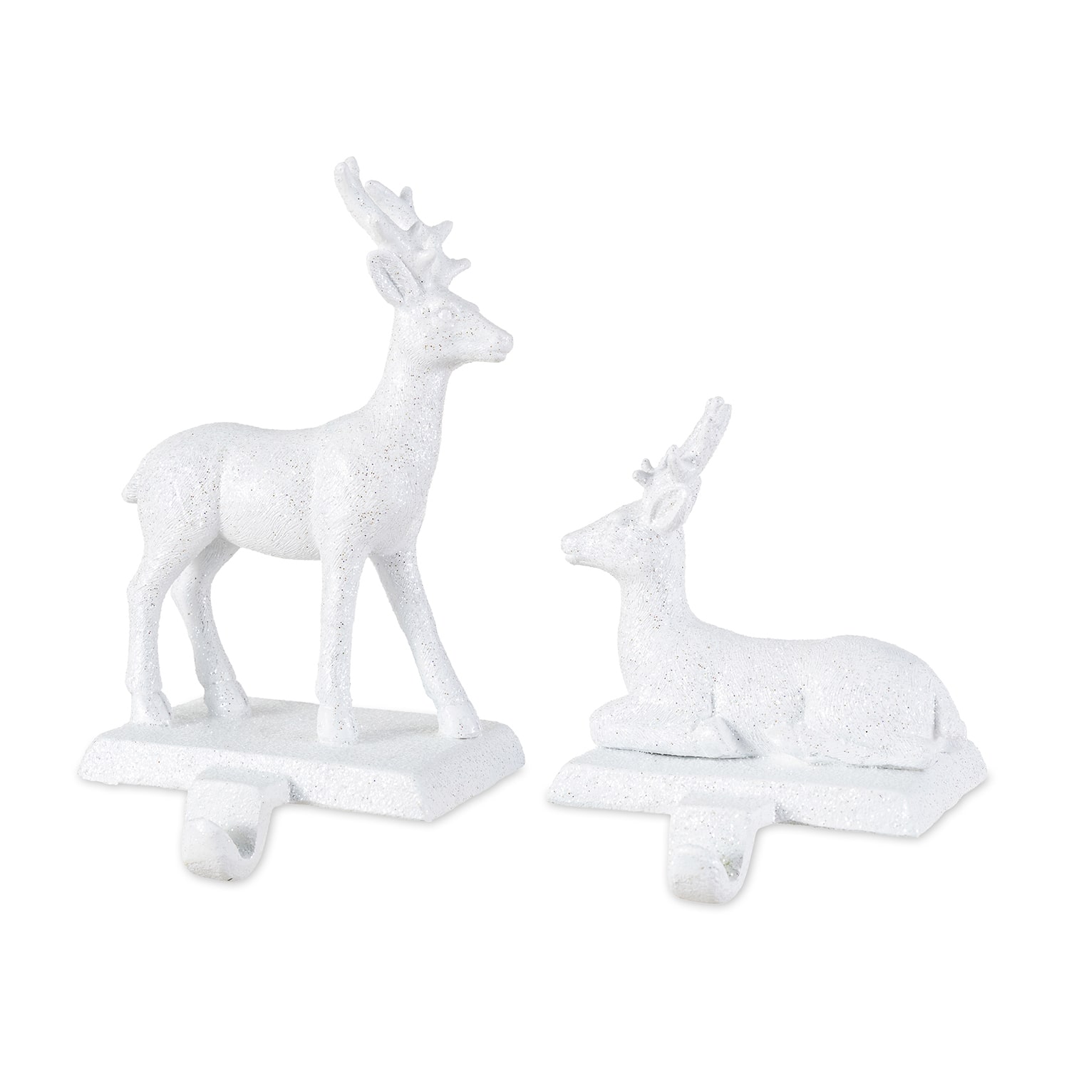Glitzhome Reindeer 2-pc. Christmas Stocking Holder