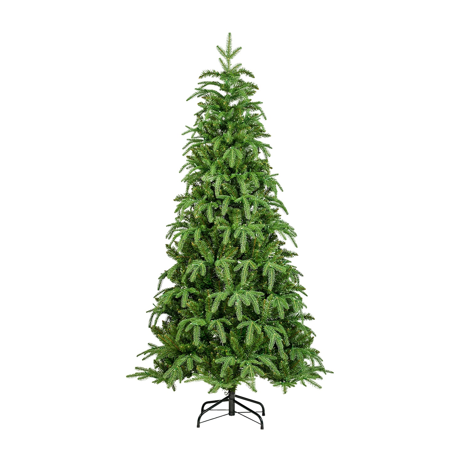Glitzhome Slim Artificial 6 Foot Pre-Lit Multi-Function Lights Fir Christmas Tree